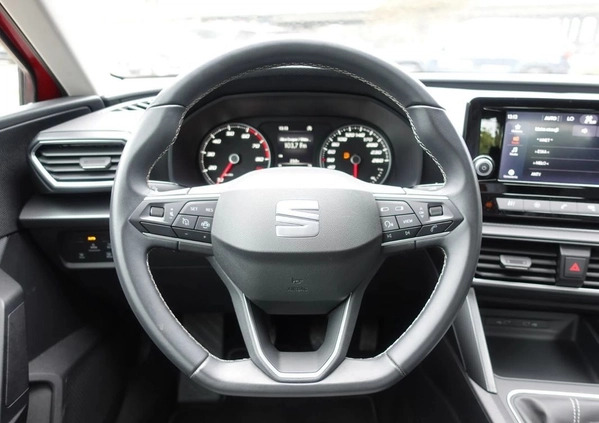 Seat Leon cena 69900 przebieg: 21200, rok produkcji 2021 z Przedecz małe 466